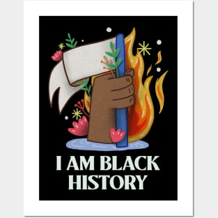 I am black history Posters and Art